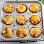Hash Brown Ham and Cheese Egg Cups