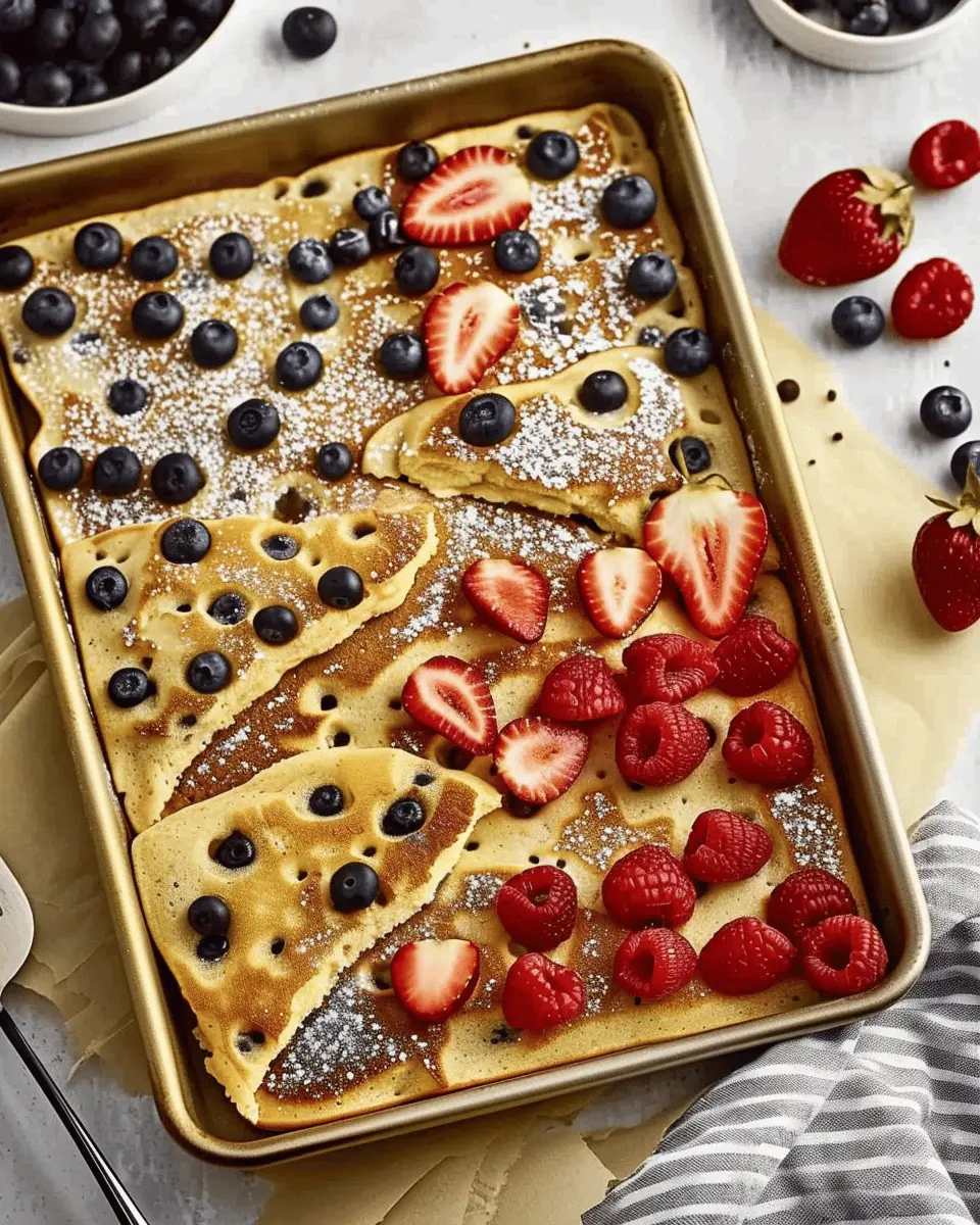 Sheet Pan Pancakes: Easy Morning Treats with Turkey Bacon and Chicken Ham