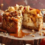 Caramel Apple Cheesecake Cake Recipe