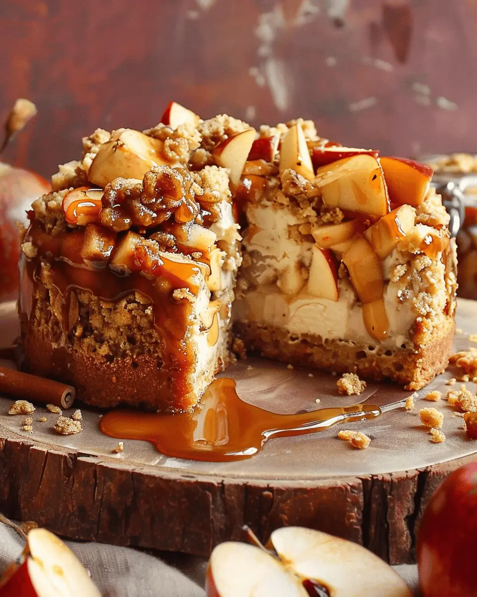 Caramel Apple Cheesecake Cake Recipe: Indulge in Fall Flavors