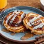 Fluffy Cinnamon Roll Pancakes