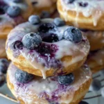 Baked Blueberry Donuts