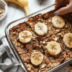 Banana Bread Baked Oatmeal