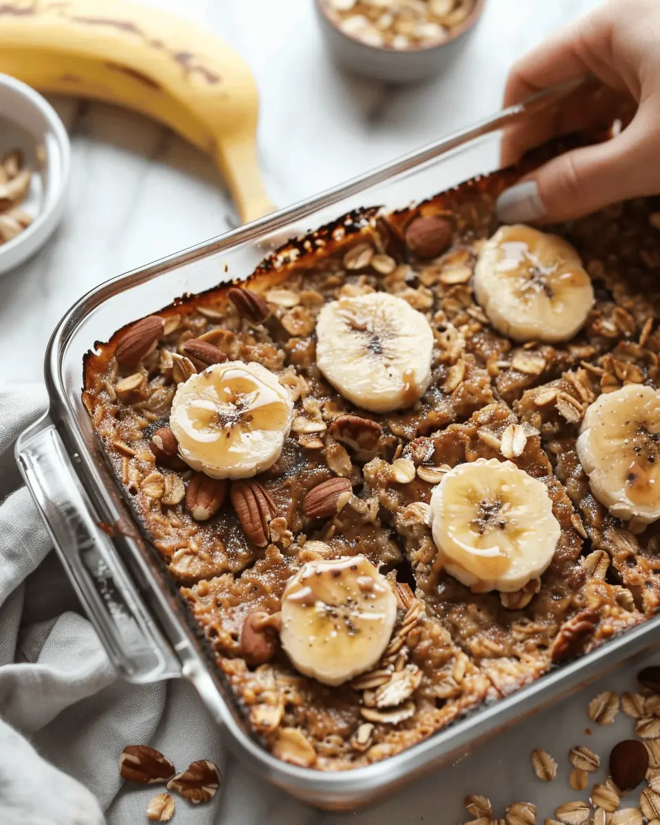 Banana Bread Baked Oatmeal: The Easy, Guilt-Free Breakfast Delight