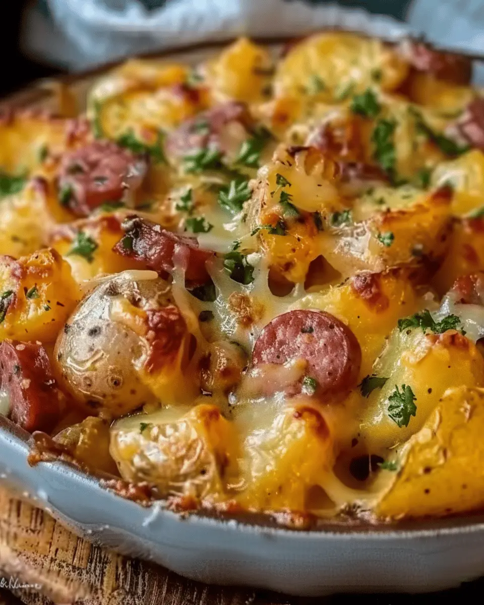 Cheesy Ranch Potatoes and Smoked Sausage: A Family-Friendly Delight