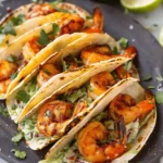 Cilantro Lime Shrimp Tacos with Creamy Slaw