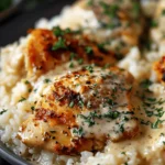 Creamy Smothered Chicken And Rice