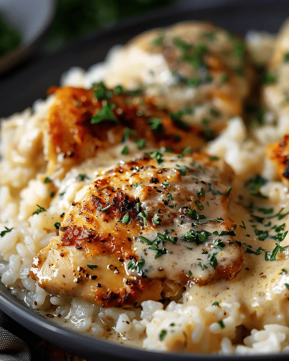 Creamy Smothered Chicken and Rice: Best Comfort Food Delight