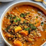 Damn Good Vegan Lentil Soup