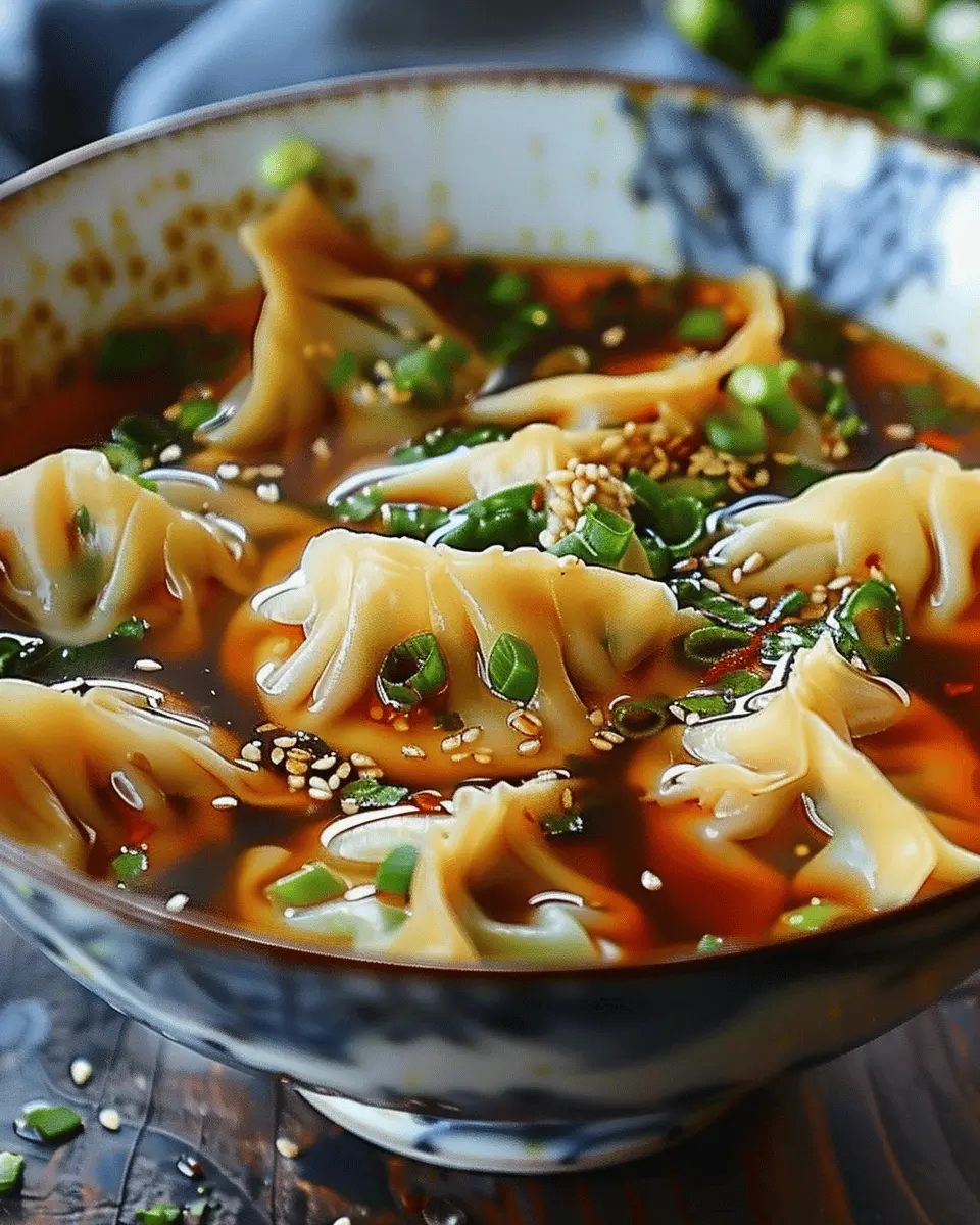 Easy Asian Dumpling Potsticker Soup: A Cozy, Flavorful Delight