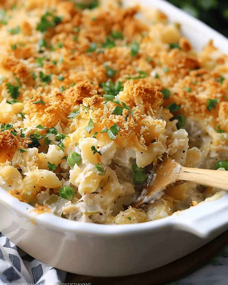 Easy Tuna Casserole with Turkey Bacon: A Quick Comfort Meal