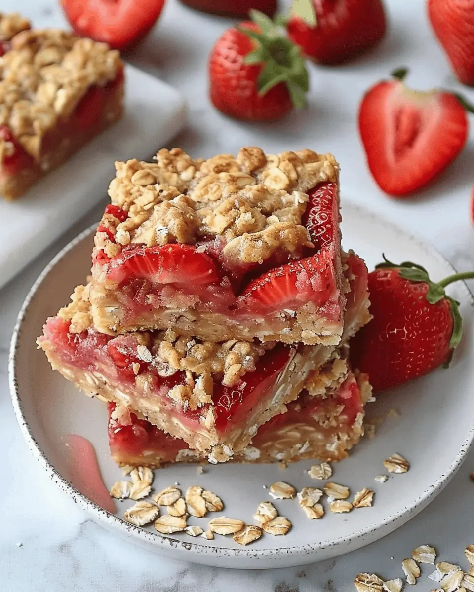 Healthy Oatmeal Strawberry Bars: Easy, Guilt-Free Delight