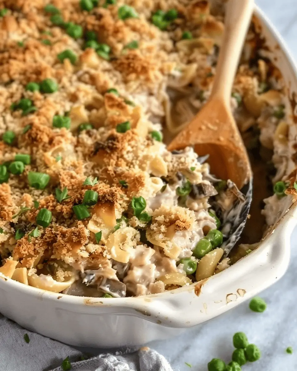 Healthy Tuna Noodle Casserole: A Wholesome Twist with Turkey Bacon