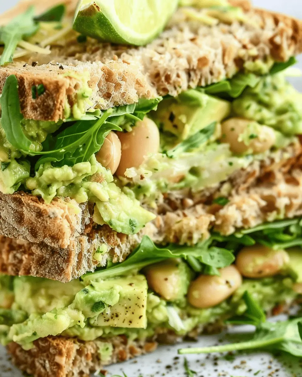 High Protein Avocado White Bean Sandwich: The Best Healthy Twist