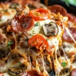 Low Carb Pizza Casserole
