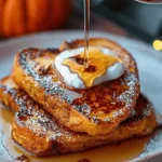Pumpkin French Toast Breakfast