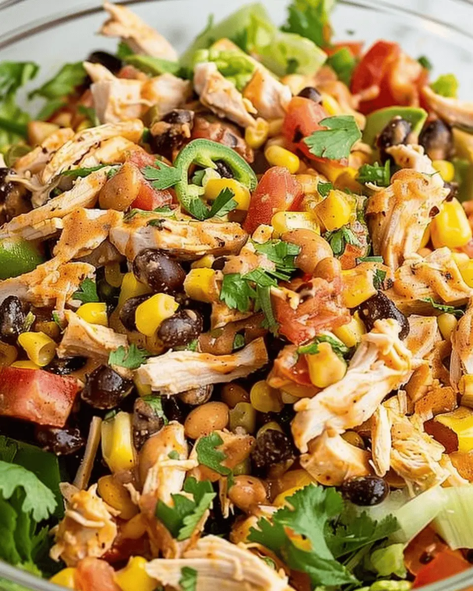 Quick Southwest Chicken Salad: Quick and Easy Dinner Delight