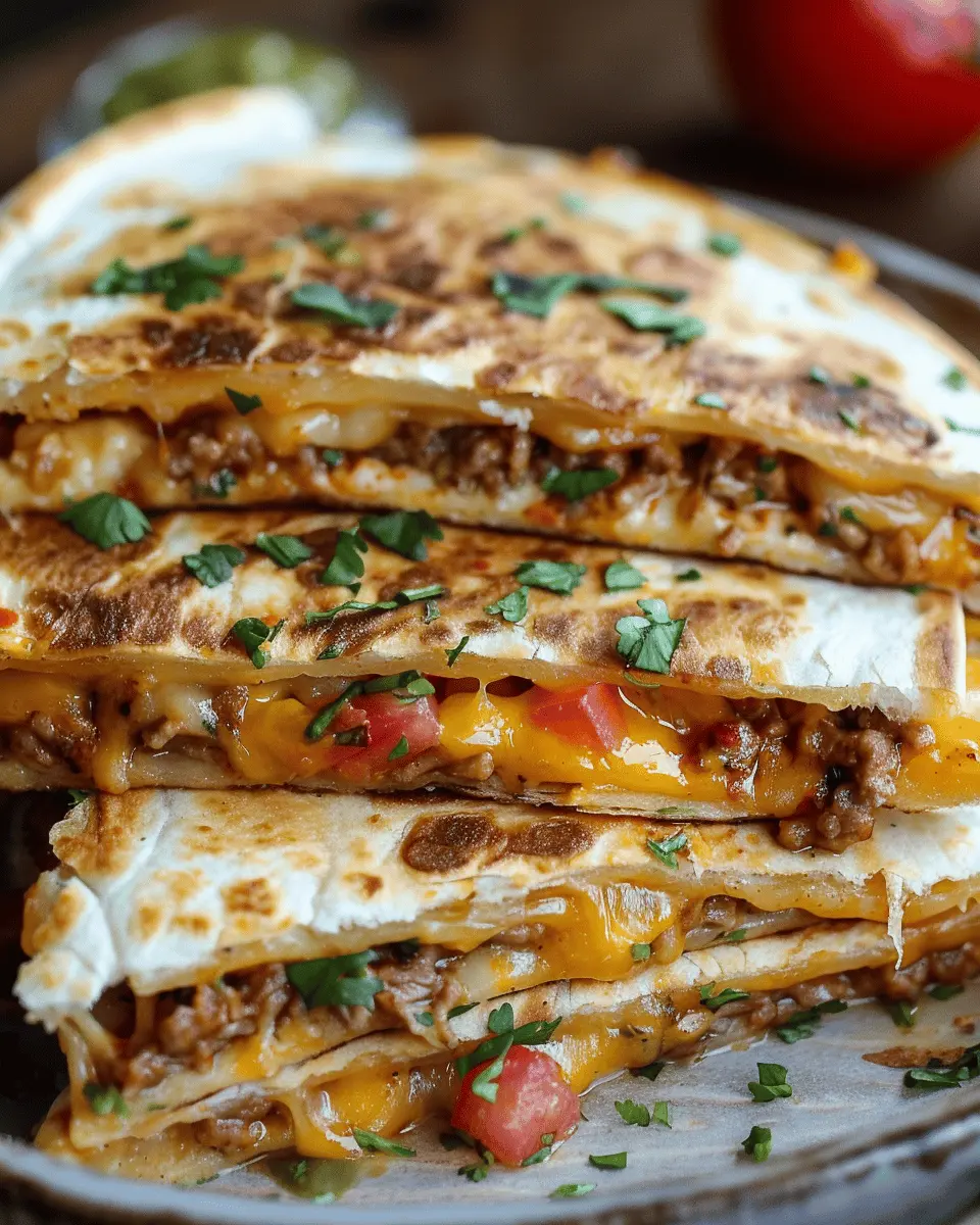 Smashburger Quesadillas: Juicy Comfort Food for Home Cooks