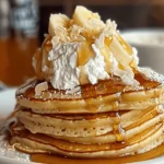 Sweet Coconut Cream Pancakes