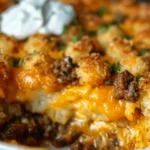 Tater Tot Casserole with Ground Beef