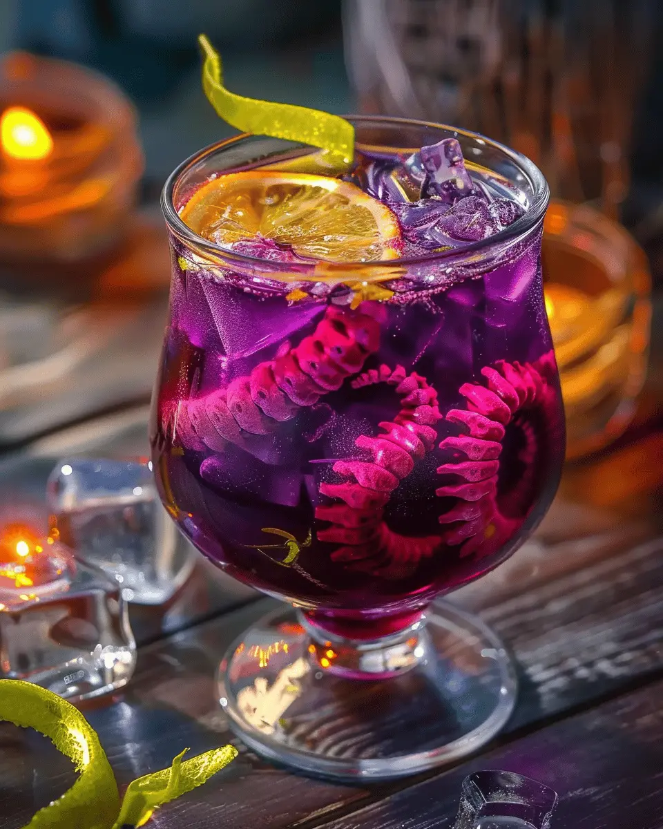 witch’s potion punch: an easy and irresistible fall drink