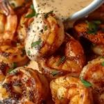 Crispy Cajun Shrimp with Creamy Sauce