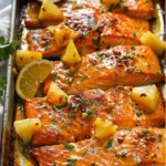 Baked Pineapple Salmon
