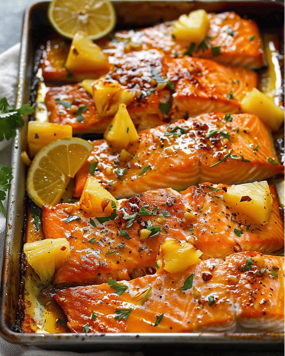 Baked Pineapple Salmon: A Juicy Twist for Your Dinner Table