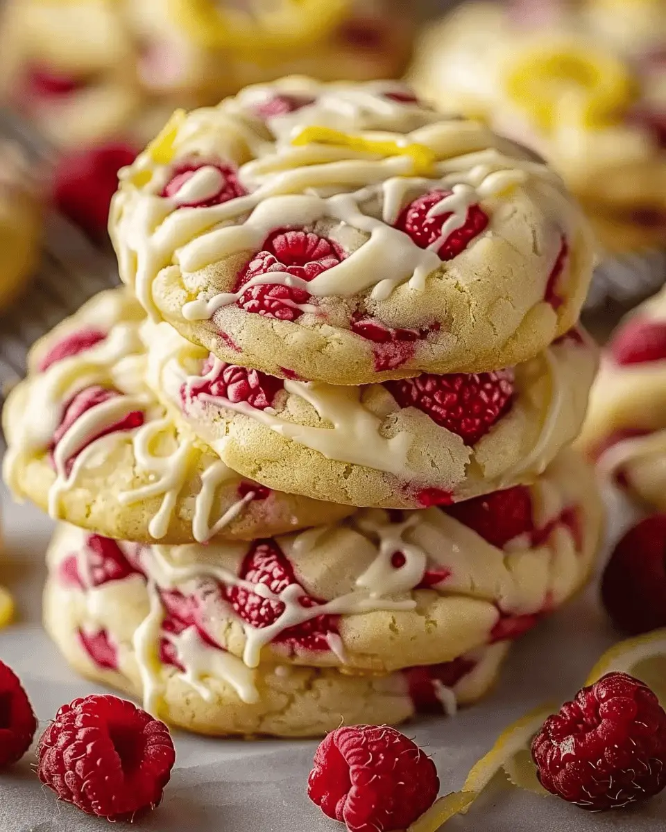 White Chocolate Lemon Raspberry Cookies: The Best Treat for You