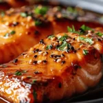 Easy Crispy Honey Garlic Glazed Salmon Recipe