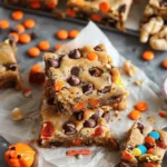 Halloween Candy Cookie Bars