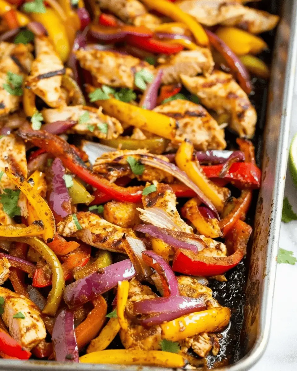 Sheet Pan Chicken Fajitas: Easy, Flavorful Family Dinner