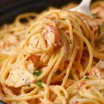 Crock Pot Cheesy Chicken Spaghetti Recipe