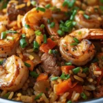 Shrimp Dirty Rice Skillet