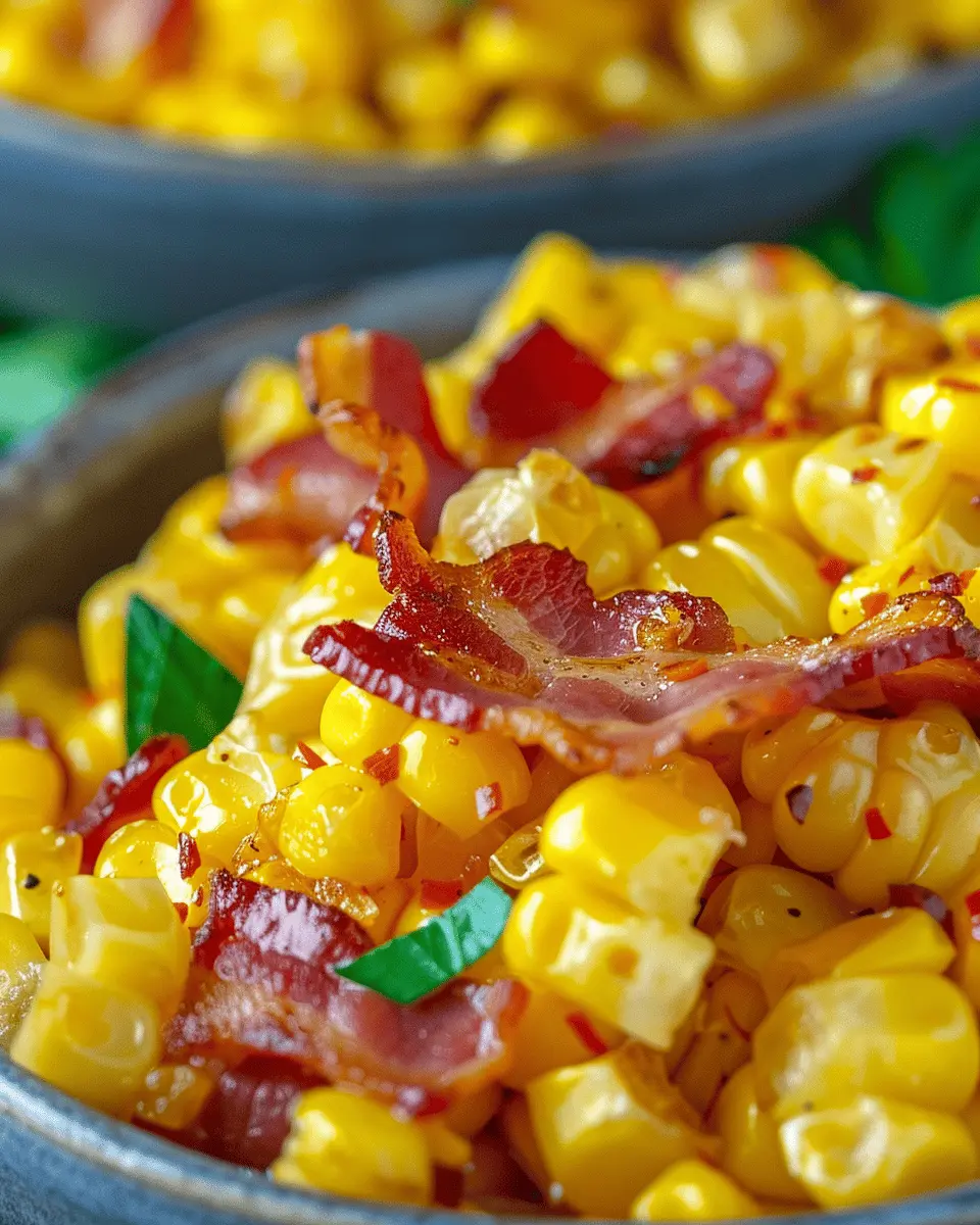 Fresh Corn and Turkey Bacon Side Dish You’ll Love to Make
