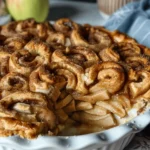 Cinnamon Roll Apple Pie