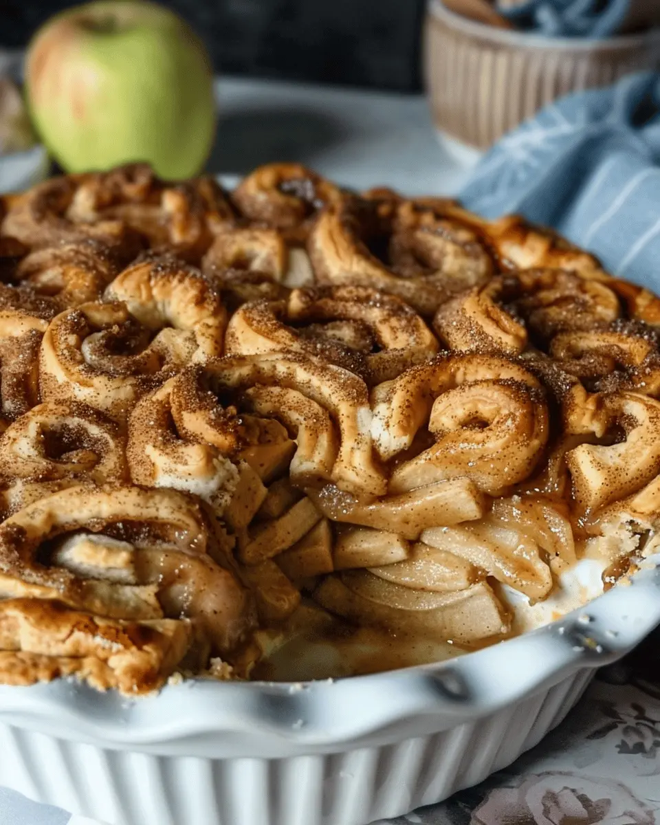 Cinnamon Roll Apple Pie: The Indulgent Twist You’ll Love