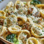 Creamy Garlic Parmesan Tortellini