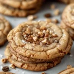 Brown Butter Coffee Toffee Cookies