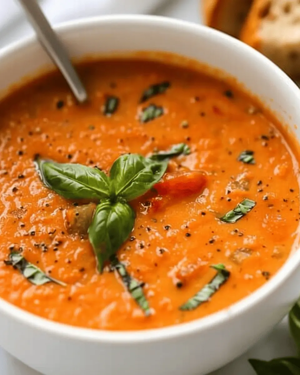Creamy Tomato Basil Soup