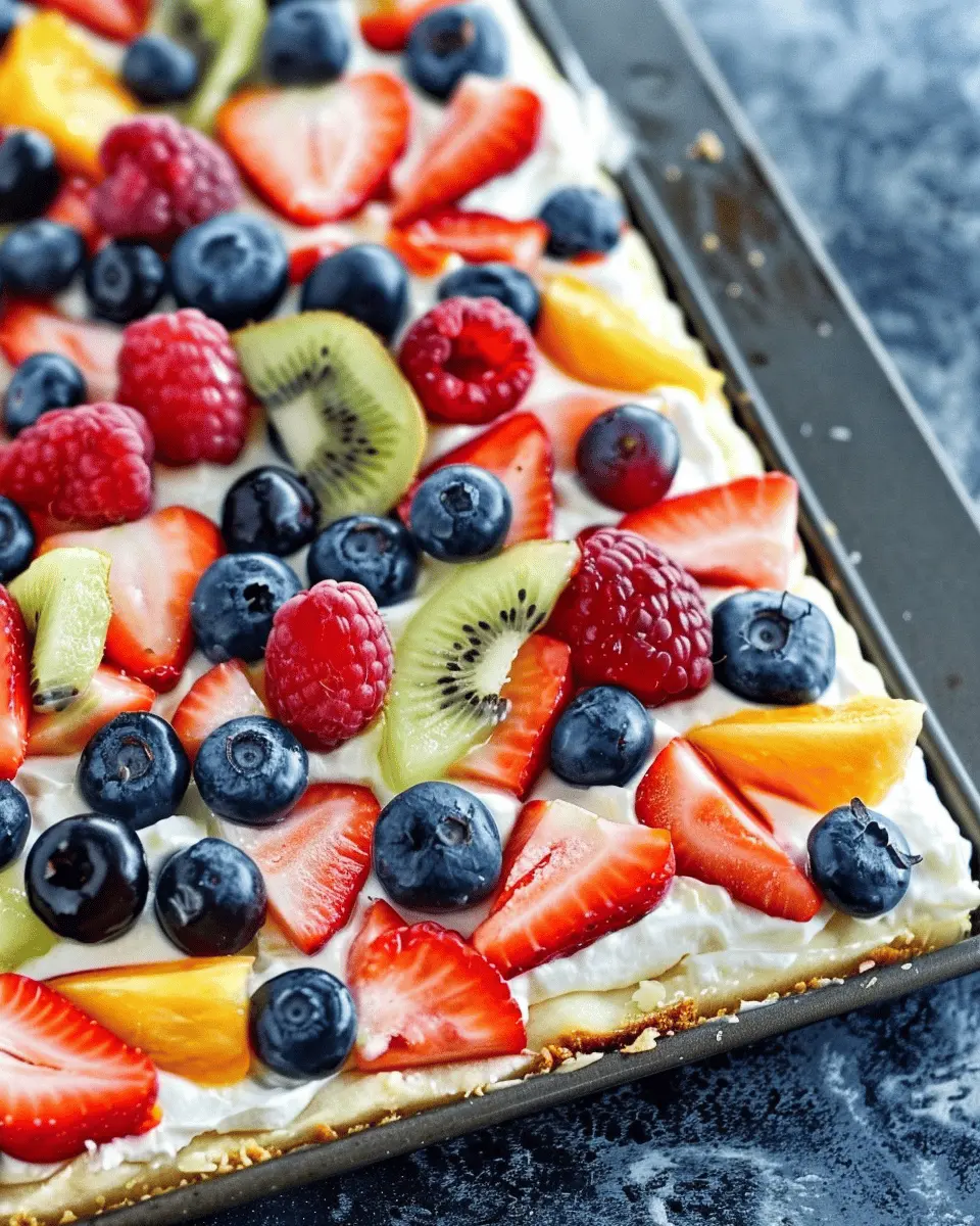 Sheet Pan Fruit Pizza: Easy and Delightful Homemade Treat