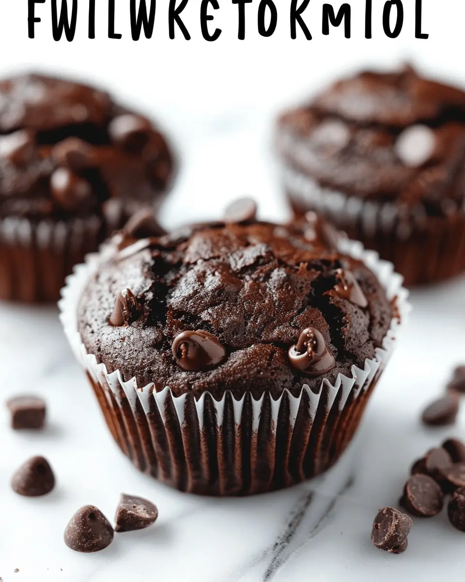 Vegan Double Chocolate Muffins: Indulgent Treat for Every Occasion