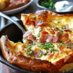 Savory Cheddar & Bacon Dutch Baby
