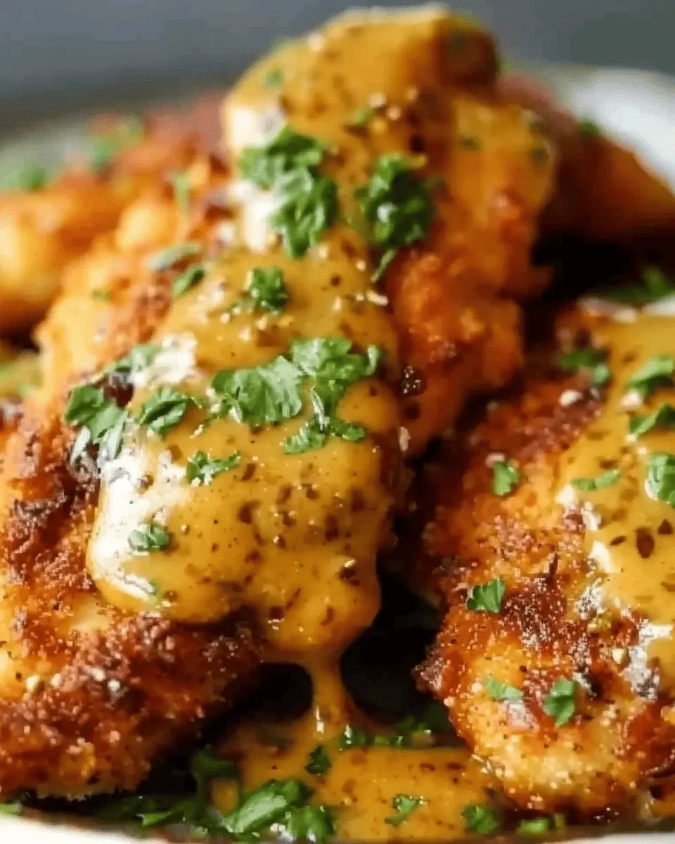 Pretzel Chicken with Mustard: A Juicy Twist on a Classic Dish