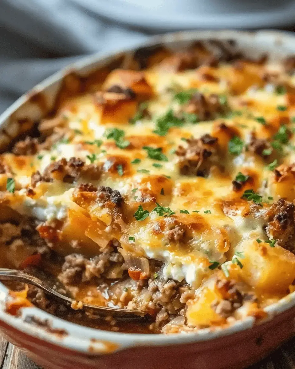 Hobo Casserole: Easy Recipe with Turkey Bacon and Chicken Ham