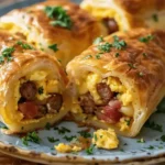 Sausage Egg Breakfast Roll-Ups