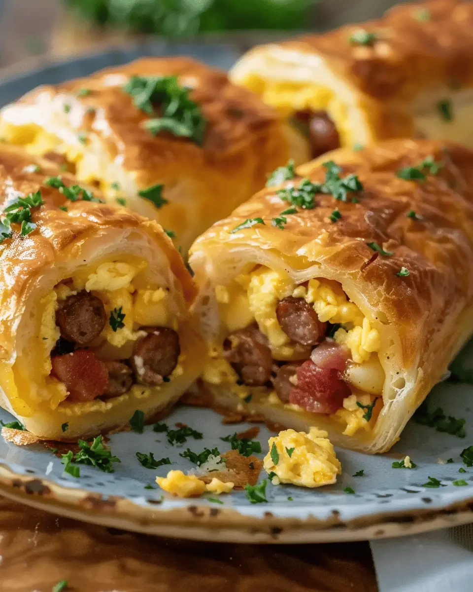 Sausage Egg Breakfast Roll-Ups: Easy, Delicious, and Family-Friendly