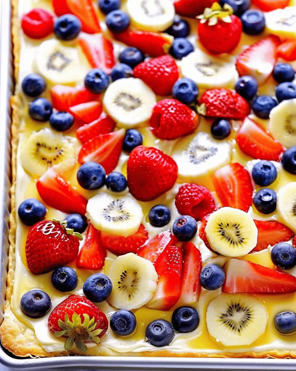 Fruit Pizza Delight: The Easy, Refreshing Treat You’ll Love