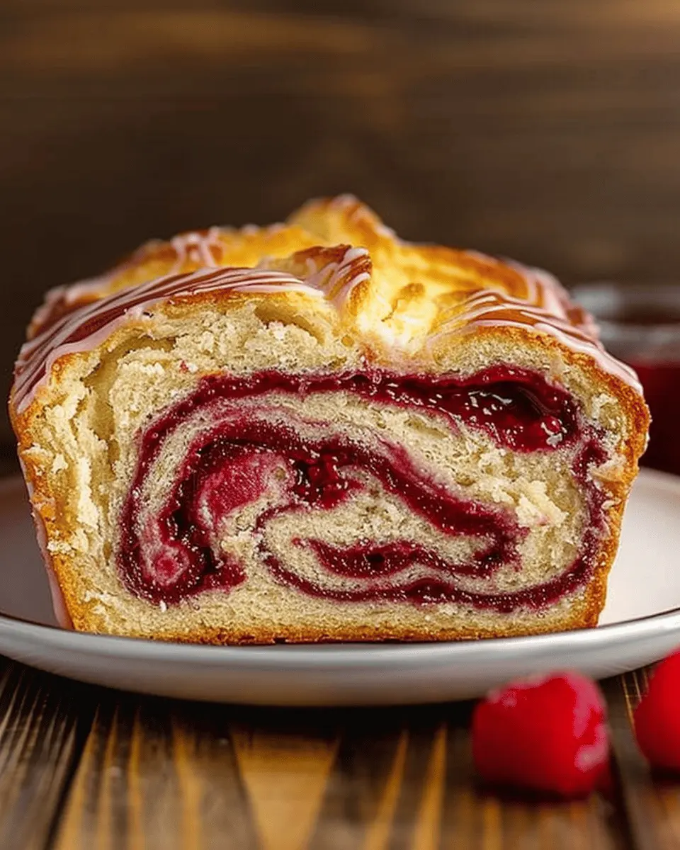 Raspberry Swirl Brioche Loaf: A Delightfully Easy Baking Treat