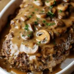 Meatloaf with Mushroom Gravy